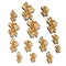 Adorable Baby Deer Fawn Mini Wood Shape Charms Jewelry DIY Craft